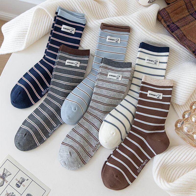 Fair Isle Puppy Crew Socks