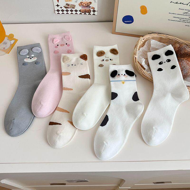 Mori Friends Crew Socks